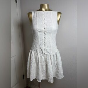 wild fable White Sleeveless Dress Top XXS